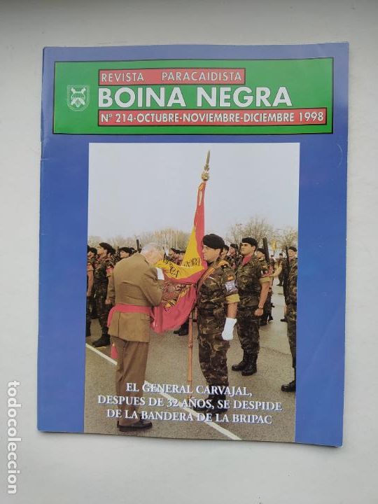 Militaria: REVISTA BOINA NEGRA N&ordm; 214 OCTUBRE NOVIEMBRE DICIEMBRE 1998. TDKC101