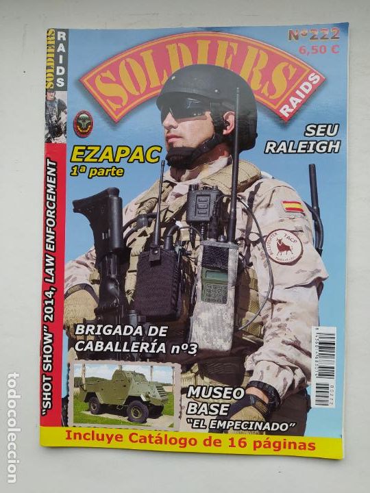 Militaria: REVISTA SOLDIERS RAIDS N&ordm; 222. BRIGADA DE CABALLERIA N&ordm; 3. TDKC101