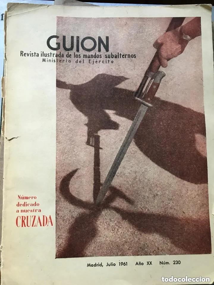 Militaria: ANTIGUA REVISTA MILITAR GUI&Oacute;N 230 1961 XXV ANIVERSARIO ALZAMIENTO