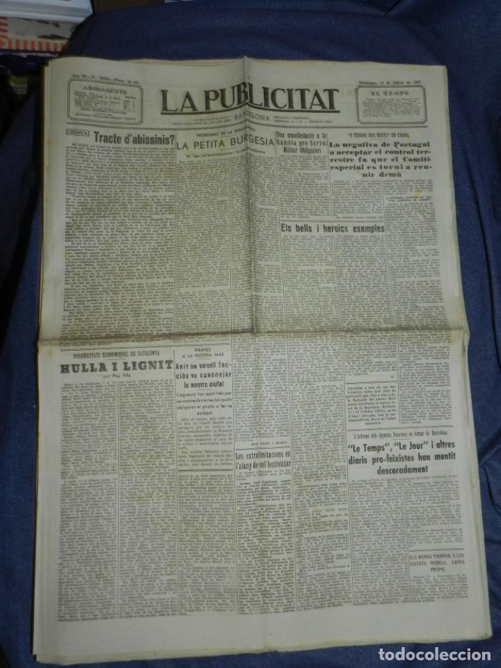 Militaria: (M) LA PUBLICITAT 14 FEBRER 1937 O TERROR DOS MARES EN CARRIL