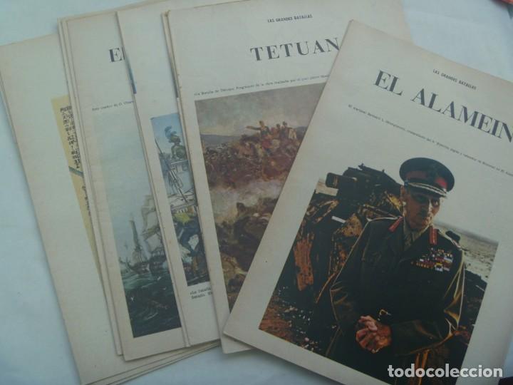 Militaria: LOTE DE 13 FASCICULOS DEL COLECCIONABLE GRANDES BATALLAS. A&Ntilde;OS 60 - 70