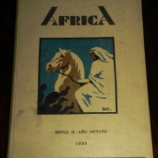 Militaria: AFRICA REVISTA DE ESTUDIOS COLONIALES. AÑO 1932. EPOCA II AÑO OCTAVO. 12 NÚMEROS, AÑO COMPLETO.. Lote 238569975