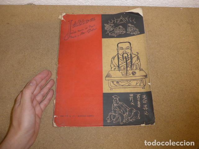 Militaria: Antigua revista Jativa, tecnica del papel y prensa y artes graficas de falange, n 10 y 11 de 1943.