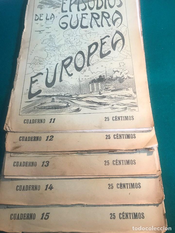 Military Antiques: 382 - 5 PERIODICOS DE LA GUERRA EUROPEA -REVISTAS DEL N&ordm; 11 al 15 DE 1.914-18 EDT- J.PEREZ CARRASCO