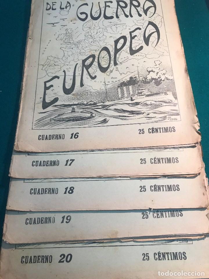 Military Antiques: 382 - 5 PERIODICOS DE LA GUERRA EUROPEA -REVISTAS DEL N&ordm; 16 al 20 DE 1.914-18 EDT- J.PEREZ CARRASCO