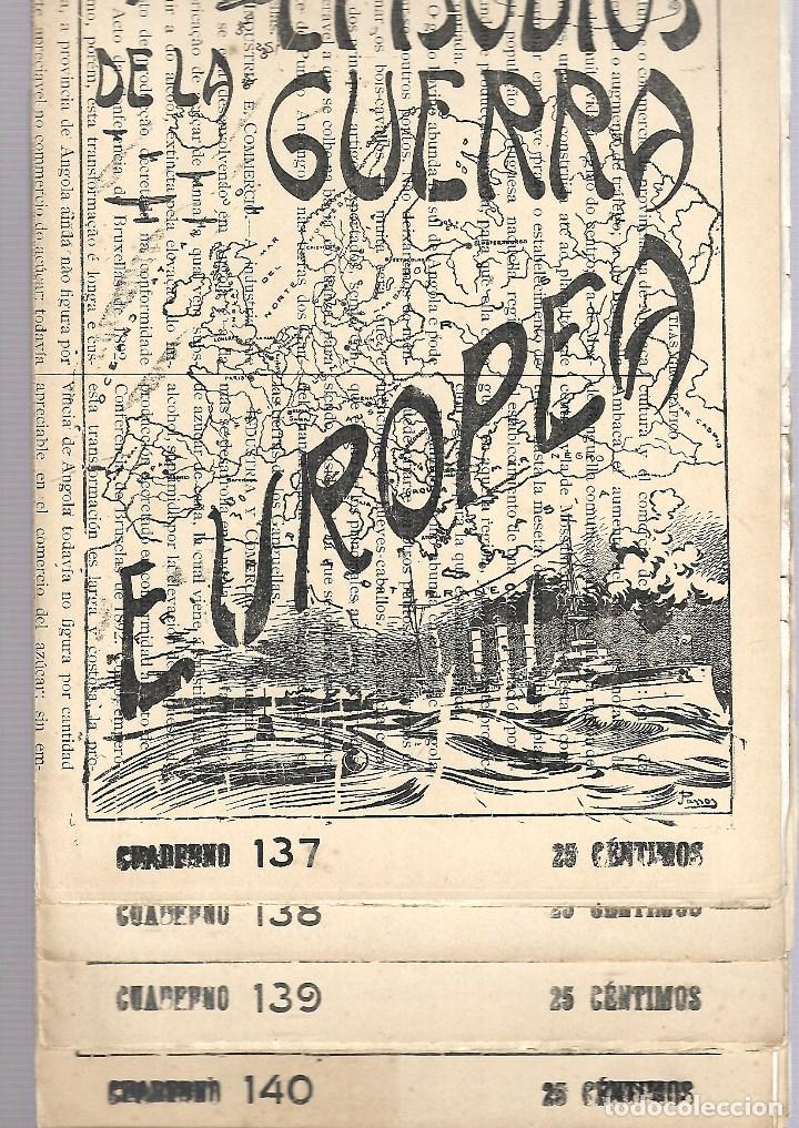 Military Antiques: 382-8 PERIODICOS DE LA GUERRA EUROPEA -REVISTAS DEL N&ordm; 137 al 144 DE 1.914-18 EDT- J.PEREZ CARRASCO