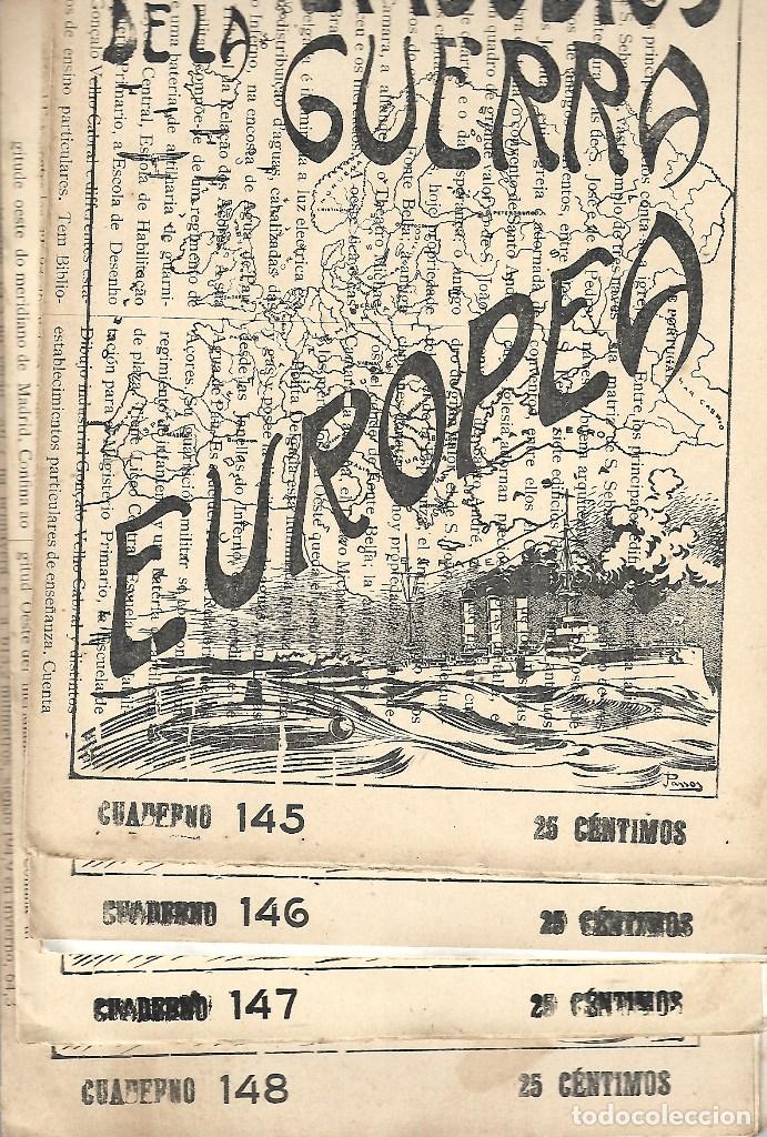Military Antiques: 382-8 PERIODICOS DE LA GUERRA EUROPEA -REVISTAS DEL N&ordm; 145 al 152 DE 1.914-18 EDT- J.PEREZ CARRASCO