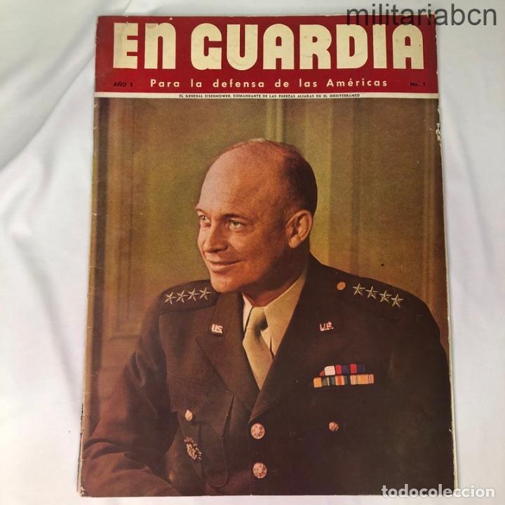 Military Antiques: En Guardia. Para la defensa de las Am&eacute;ricas. A&ntilde;o 3, n&ordm; 1. Texto en castellano.