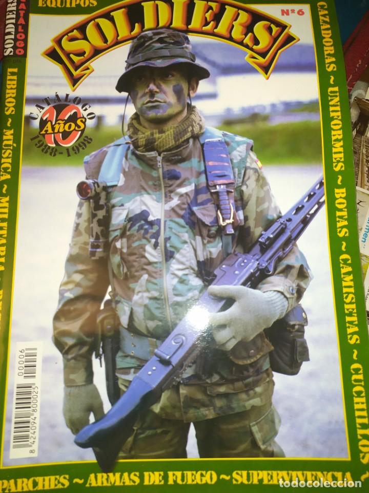 Military Antiques: REVISTA SOLDIERS RAIDS CAT&Aacute;LOGO n&ordm; 6 &Uacute;NICO? 10 A&Ntilde;OS 1988-1998