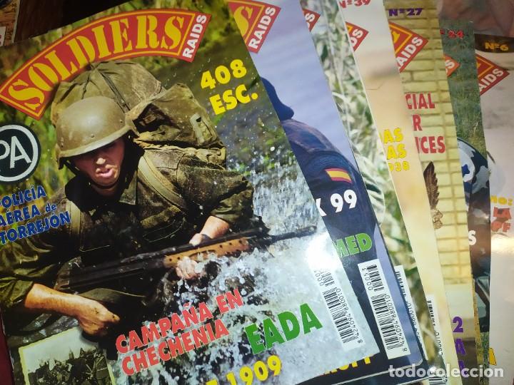 Military Antiques: LOTES REVISTAS SOLDIERS RAIDS N&deg; 6 / 24 /25 / 27/ 39/ 41 / 52 / 53 / 54