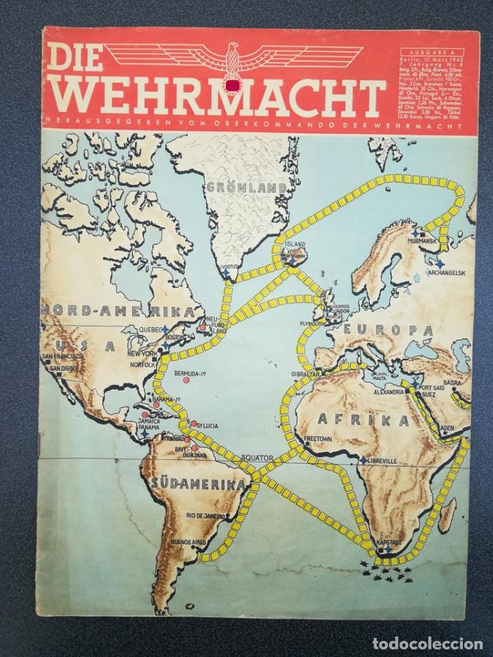 Military Antiques: 11956 DIE WEHRMACHT AUSGABE A No. 6-1943 17.M&auml;rz Russia Africa, Germanic Volunteers Waffen-SS,