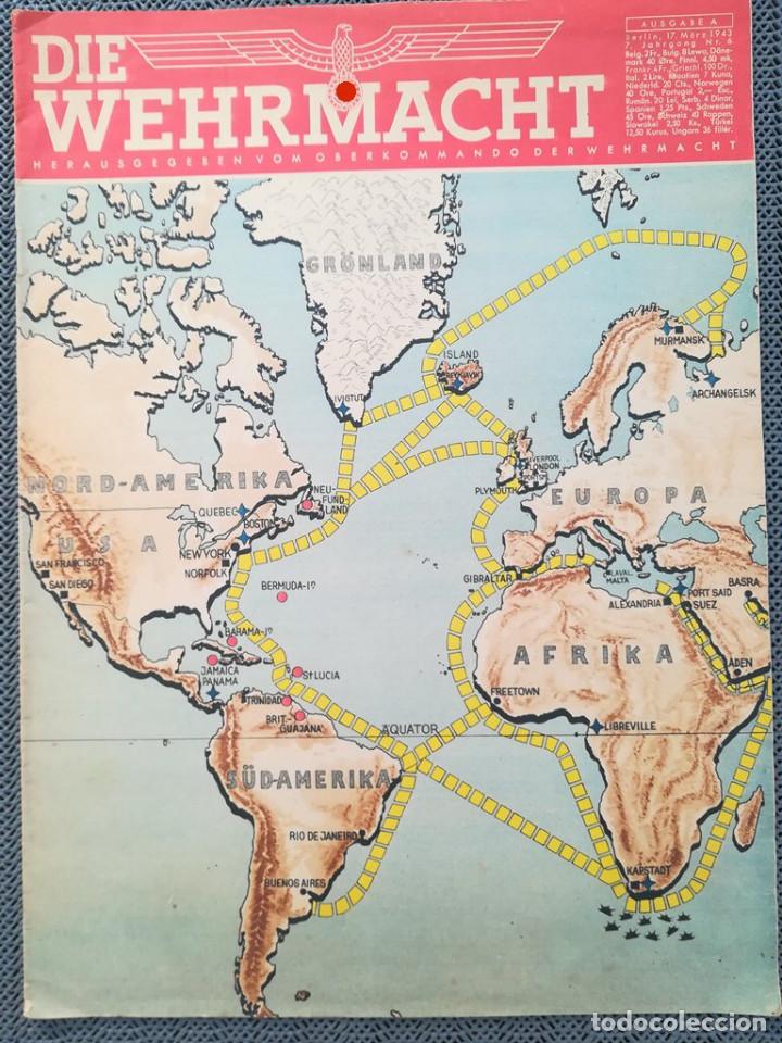 Military Antiques: 14312 DIE WEHRMACHT AUSGABE A No. 6-1943, 17.M&auml;rz Wehrmacht polar ice, North front, oceans
