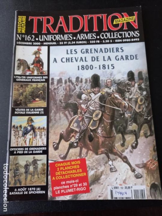Militaria: Revista tradition n&deg;162, del a&ntilde;o 2000
