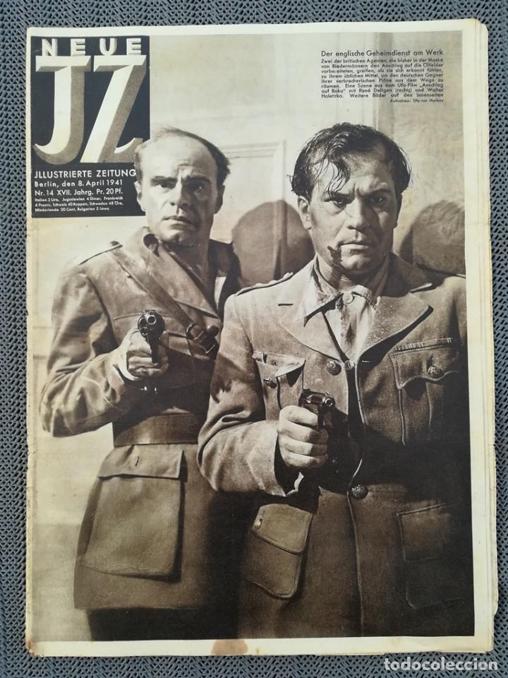 Military Antiques: 14693 NEUE ILLUSTRIERTE ZEITUNG No. 14-1941, 8.April Neue IB - WWII World War II large illustrat