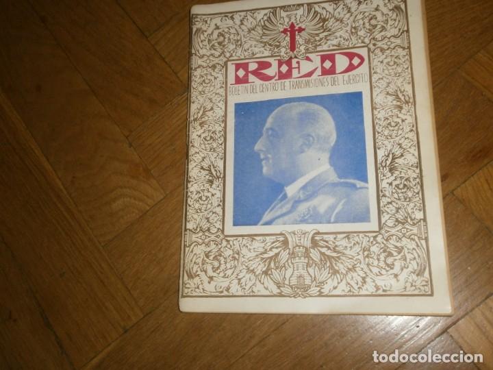 Militaria: Red Boletin centro de transmisiones del Ejercito n&ordm; 25 Julio 1950 revista 21X15.5 cm. 40 pg.