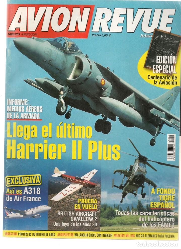 Military Antiques: AVI&Oacute;N REVUE. N&ordm; 259. LLEGA EL &Uacute;LTIMO HARRIER II PLUS. ENERO, 2004.(ST/B16)