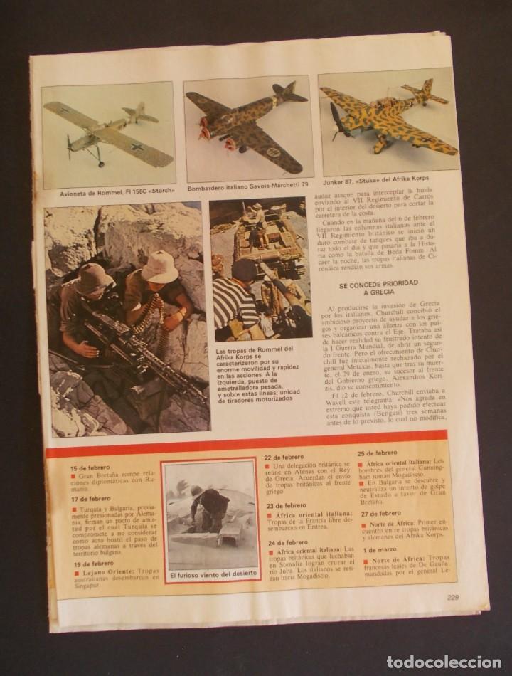 Militaria: hojas Fasc&iacute;culo ABC n&ordm; 84 II Guerra Mundial 1989 paginas 229-236