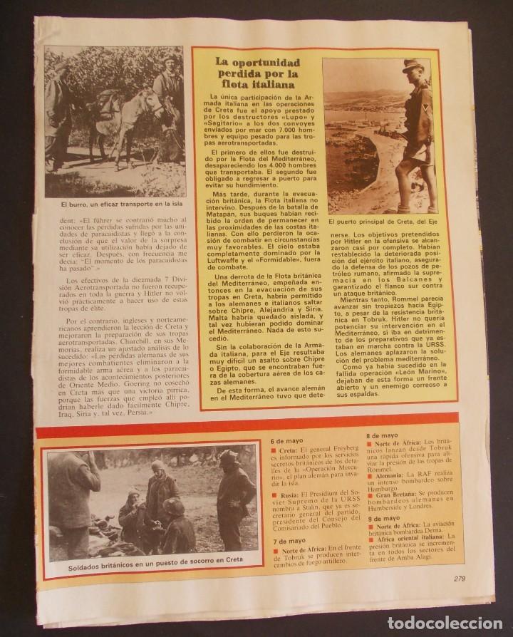 Militaria: hojas Fasc&iacute;culo ABC n&ordm; 84 II Guerra Mundial 1989 paginas 279-286