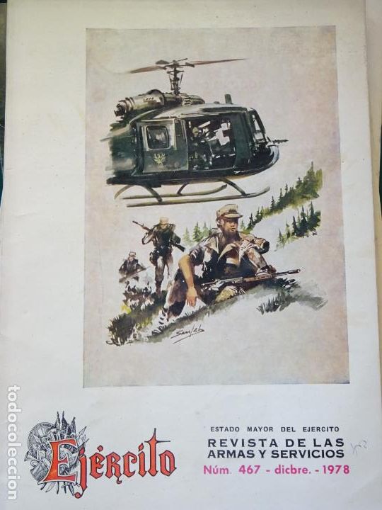 Militaria: REVISTA ARMAS Y SERVICIOS EJ&Eacute;RCITO. 467 DICIEMBRE 1978. CARROS DE COMBATE, MOZAMBIQUE. 260GR
