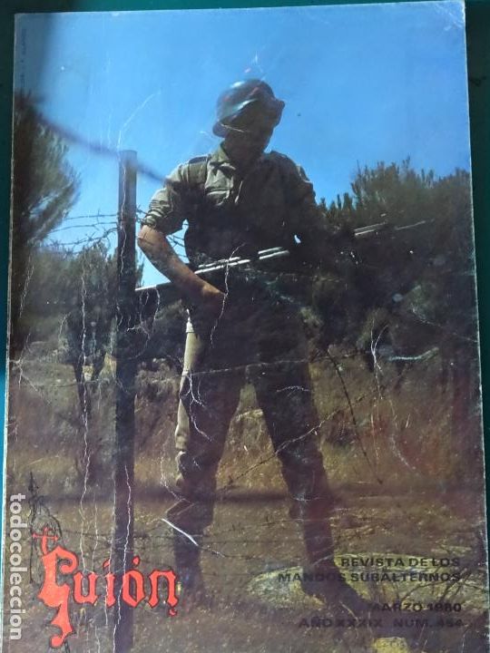 Military Antiques: REVISTA MILITAR DE LOS MANDOS SUBALTERNOS GUION. MARZO 1980 454. AMX30, ANUAL, MARTORELL. 190GR