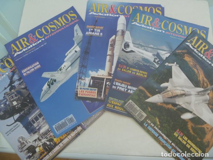 Military Antiques: REVISTA DE AVIACION INTERNACIONAL : LOTE DE 5 REVISTAS AIR & COSMOS , 1996. EN FRANCES