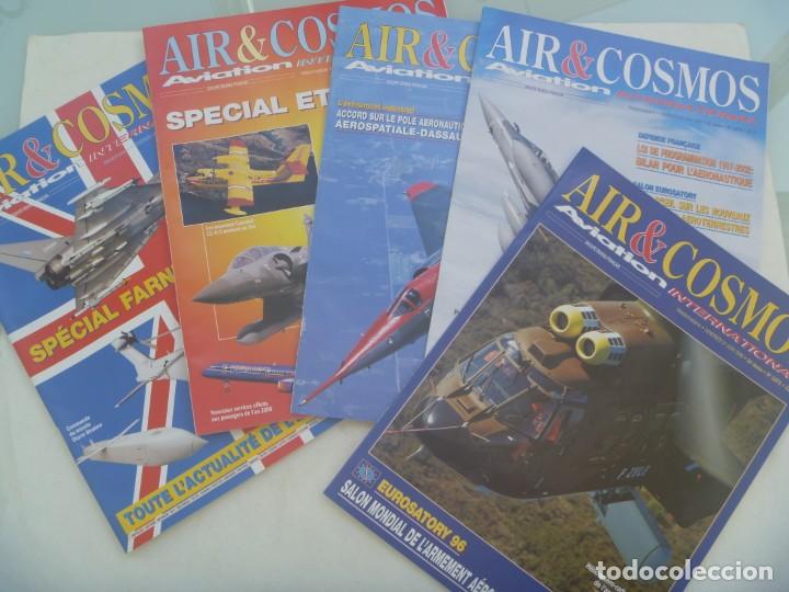 Military Antiques: REVISTA DE AVIACION INTERNACIONAL : LOTE DE 5 REVISTAS AIR & COSMOS , 1996. EN FRANCES