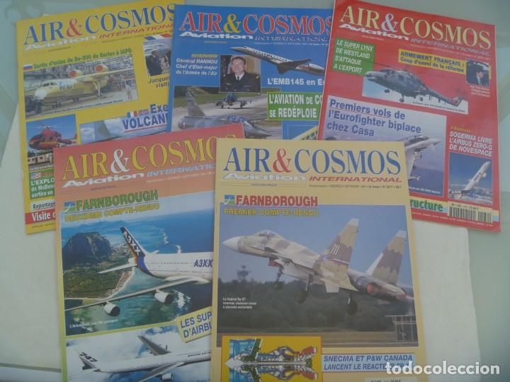 Military Antiques: REVISTA DE AVIACION INTERNACIONAL : LOTE DE 5 REVISTAS AIR & COSMOS , 1996. EN FRANCES