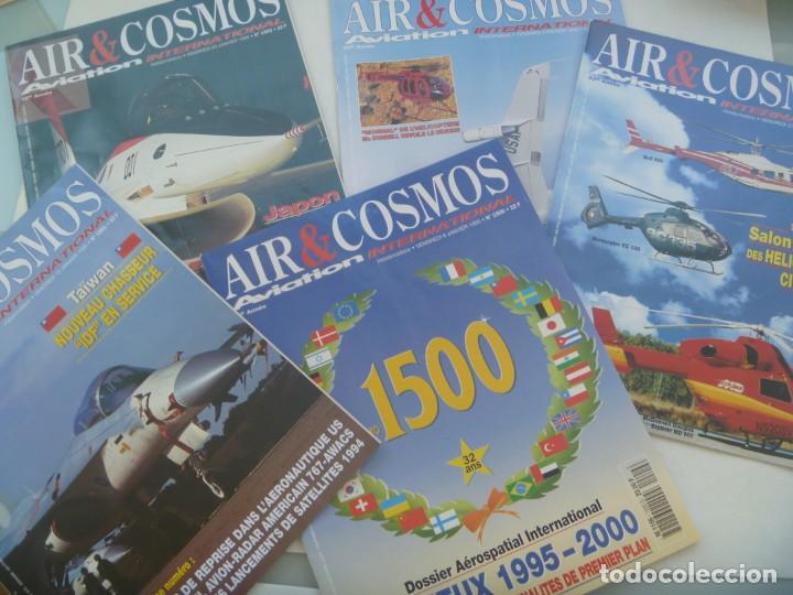 Military Antiques: REVISTA DE AVIACION INTERNACIONAL : LOTE DE 5 REVISTAS AIR & COSMOS , 1995. EN FRANCES
