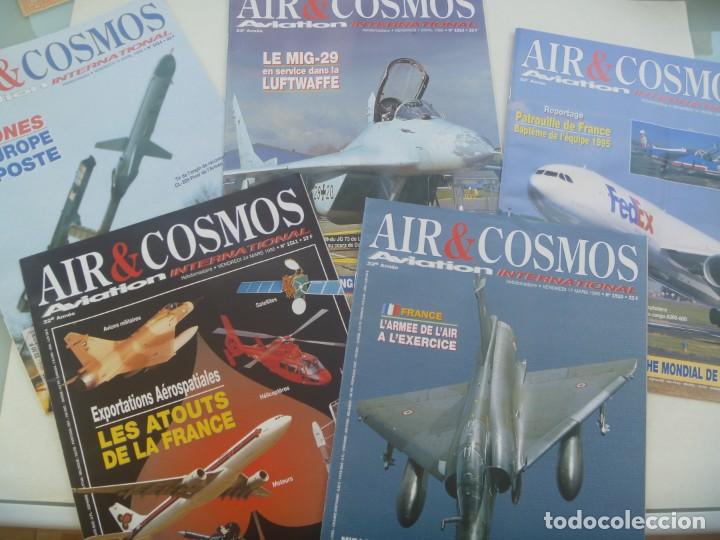 Military Antiques: REVISTA DE AVIACION INTERNACIONAL : LOTE DE 5 REVISTAS AIR & COSMOS , 1995. EN FRANCES