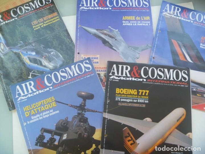 Military Antiques: REVISTA DE AVIACION INTERNACIONAL : LOTE DE 5 REVISTAS AIR & COSMOS , 1994. EN FRANCES