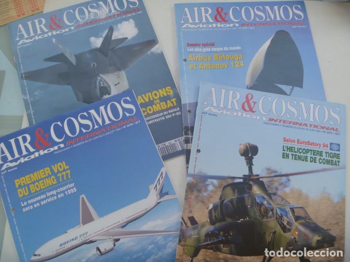 Military Antiques: REVISTA DE AVIACION INTERNACIONAL : LOTE DE 4 REVISTAS AIR & COSMOS , 1994. EN FRANCES