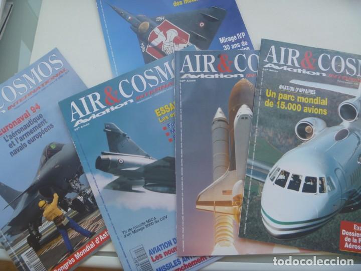 Military Antiques: REVISTA DE AVIACION INTERNACIONAL : LOTE DE 5 REVISTAS AIR & COSMOS , 1994. EN FRANCES