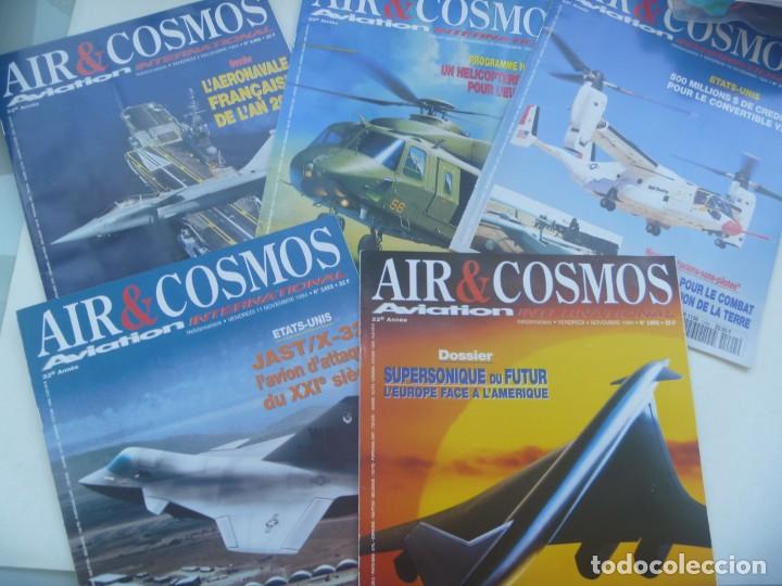 Military Antiques: REVISTA DE AVIACION INTERNACIONAL : LOTE DE 5 REVISTAS AIR & COSMOS , 1994. EN FRANCES