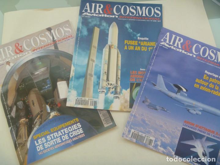 Military Antiques: REVISTA DE AVIACION INTERNACIONAL : LOTE DE 3 REVISTAS AIR & COSMOS , 1994. EN FRANCES