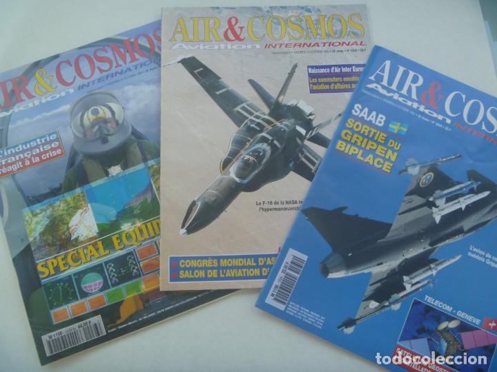 Military Antiques: REVISTA DE AVIACION INTERNACIONAL : LOTE DE 3 REVISTAS AIR & COSMOS , 1995. EN FRANCES