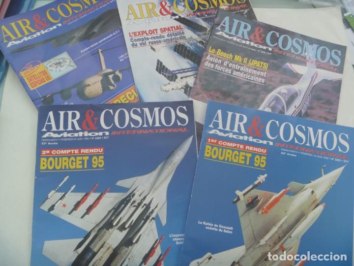 Military Antiques: REVISTA DE AVIACION INTERNACIONAL : LOTE DE 5 REVISTAS AIR & COSMOS , 1995. EN FRANCES