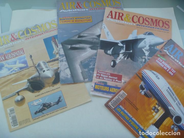 Military Antiques: REVISTA DE AVIACION INTERNACIONAL : LOTE DE 4 REVISTAS AIR & COSMOS , 1995. EN FRANCES