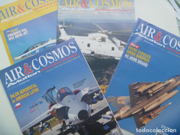 Military Antiques: REVISTA DE AVIACION INTERNACIONAL : LOTE DE 4 REVISTAS AIR & COSMOS , 1996. EN FRANCES