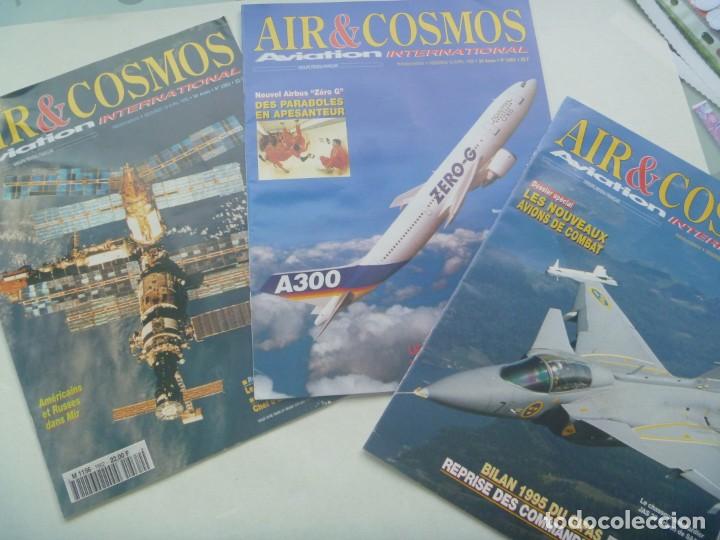 Military Antiques: REVISTA DE AVIACION INTERNACIONAL : LOTE DE 3 REVISTAS AIR & COSMOS , 1996. EN FRANCES