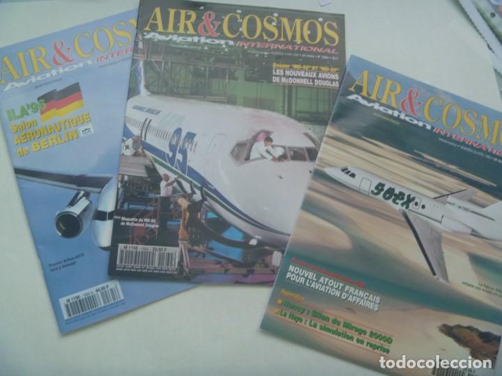 Military Antiques: REVISTA DE AVIACION INTERNACIONAL : LOTE DE 3 REVISTAS AIR & COSMOS , 1996. EN FRANCES