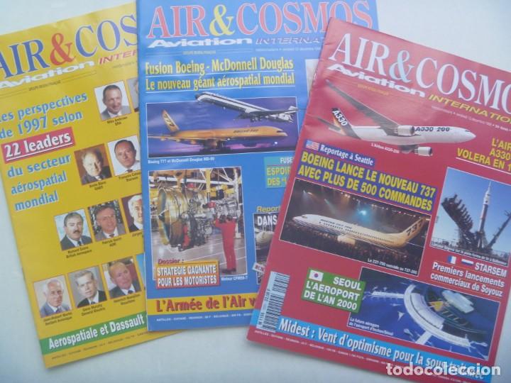 Military Antiques: REVISTA DE AVIACION INTERNACIONAL : LOTE DE 3 REVISTAS AIR & COSMOS , 1996. EN FRANCES