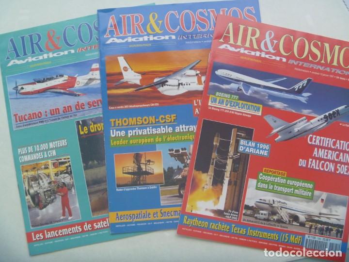 Military Antiques: REVISTA DE AVIACION INTERNACIONAL : LOTE DE 3 REVISTAS AIR & COSMOS , 1995. EN FRANCES