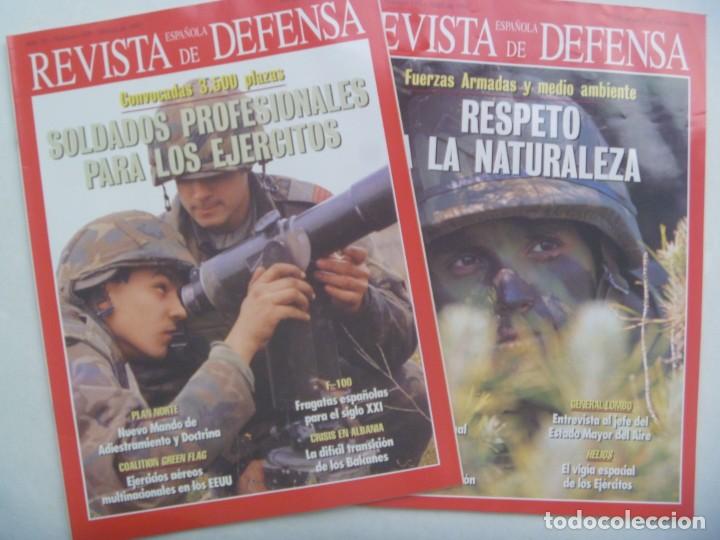 Military Antiques: LOTE DE 2 NUMEROS DE LA REVISTA ESPA&Ntilde;OLA DE DEFENSA , N&ordm; 109 - 110. MARZO - ABRIL 1997