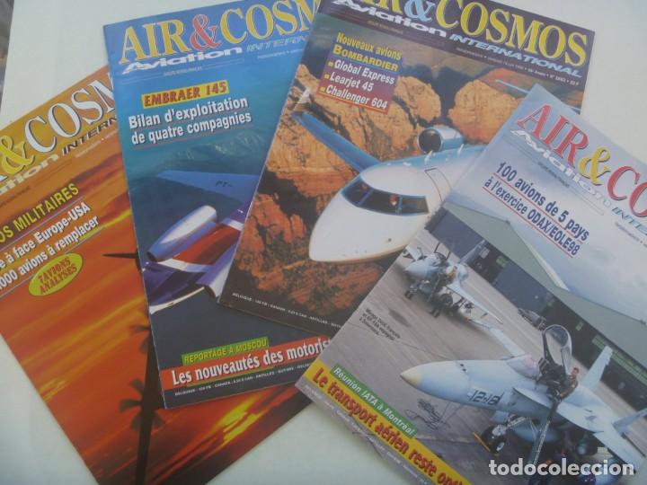 Military Antiques: REVISTA DE AVIACION INTERNACIONAL : LOTE DE 4 REVISTAS AIR & COSMOS , 1998. EN FRANCES