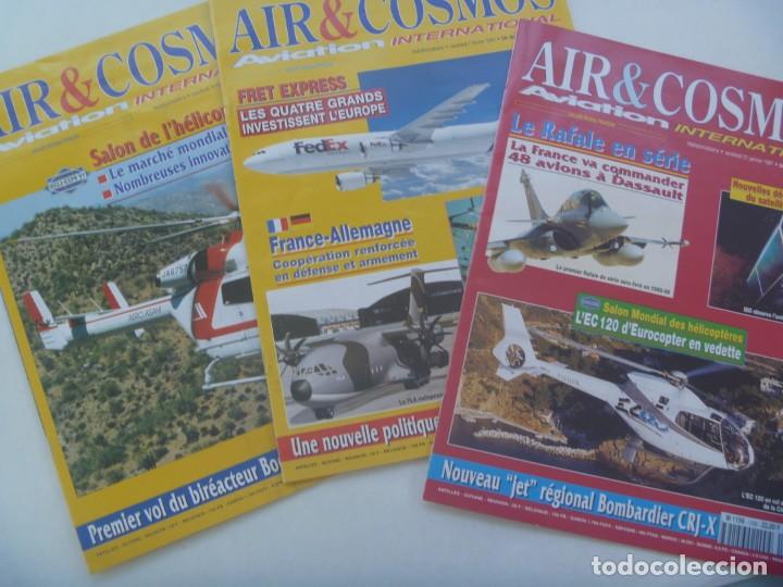 Military Antiques: REVISTA DE AVIACION INTERNACIONAL : LOTE DE 3 REVISTAS AIR & COSMOS , 1997. EN FRANCES