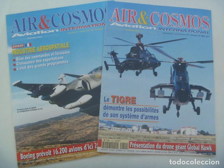 Military Antiques: REVISTA DE AVIACION INTERNACIONAL : LOTE DE 2 REVISTAS AIR & COSMOS , 1997. EN FRANCES