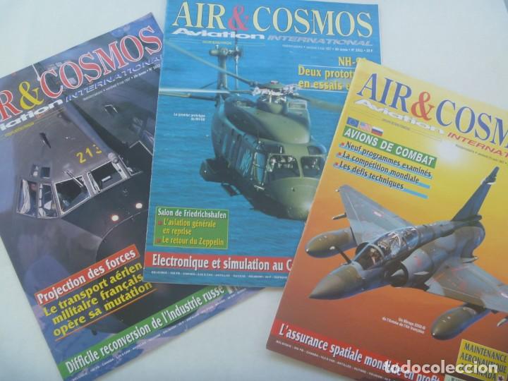 Military Antiques: REVISTA DE AVIACION INTERNACIONAL : LOTE DE 3 REVISTAS AIR & COSMOS , 1997. EN FRANCES
