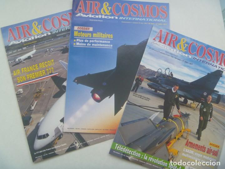 Military Antiques: REVISTA DE AVIACION INTERNACIONAL : LOTE DE 3 REVISTAS AIR & COSMOS , 1998. EN FRANCES