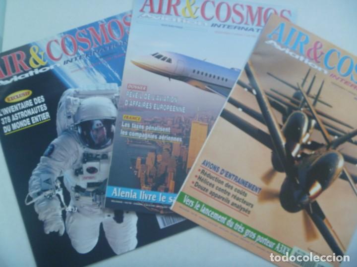 Military Antiques: REVISTA DE AVIACION INTERNACIONAL : LOTE DE 3 REVISTAS AIR & COSMOS , 1998. EN FRANCES