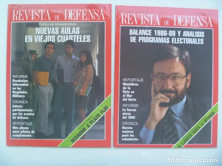 Military Antiques: LOTE 2 REVISTAS ESPA&Ntilde;OLA DE DEFENSA , N&ordm; 19 Y 20, SEPTIEMBREY OCTUBRE 1989